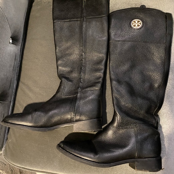 Tory Burch Leather Riding Boots - Picture 4 of 5